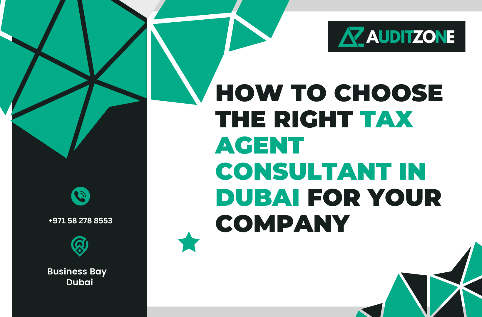 How to Choose the Right Tax Agent Consultant in Dubai for Your Company