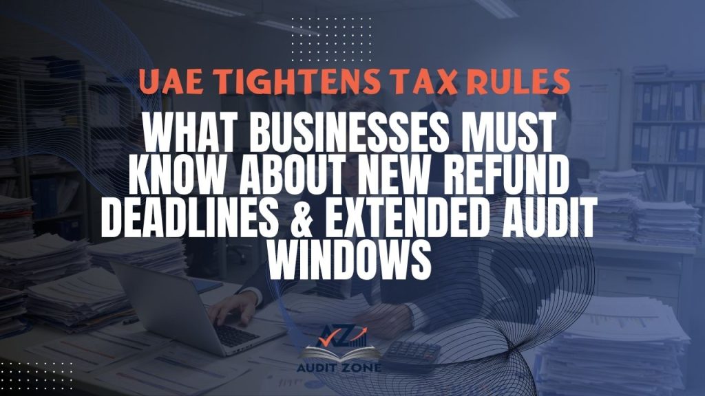 UAE Tightens Tax Rules: What Businesses Must Know About New Refund Deadlines & Extended Audit Windows